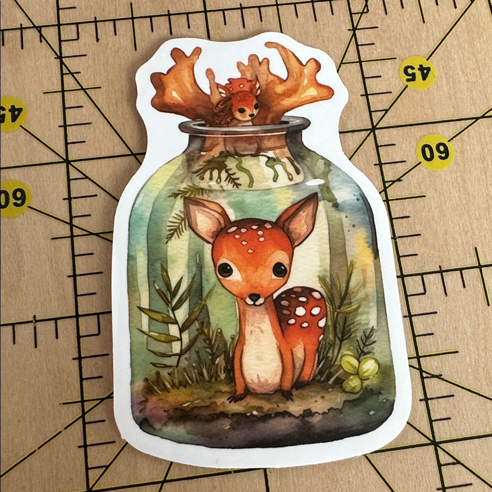 💜13/$13 +Bundle Sticker Sale | Aesthetic Deer Waterproof Sticker